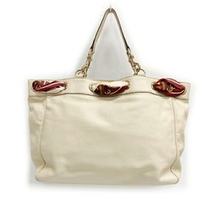 Gucci Bag with Scarf Tote Leather